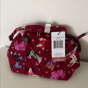 Vera Bradley Red crossbody Bag with Floral Pattern